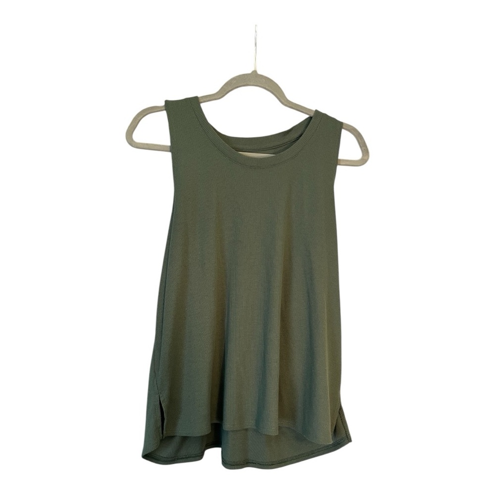Danskin Olive Green Women's Racerback Tank Top